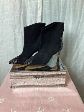 Isabel Marant “Dythan”- Black Suede- Ankle Boots; Size: 9